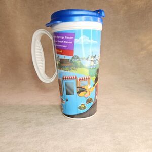 Walt Disney World Rapid Fill Travel Mug Mickey Mouse Pluto Minnie Donald Duck